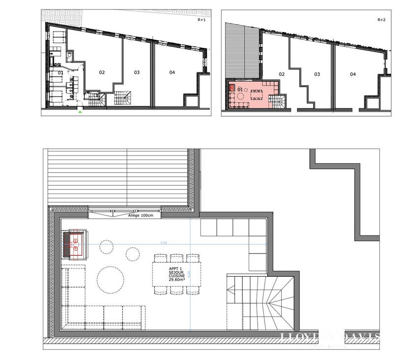 Duplex - 84 m² - 4 pièces