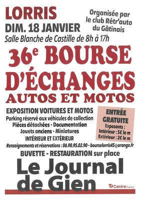 36 ème Bourse d'échanges autos et motos