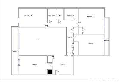 Appartement - 90 m² - 4 pièces