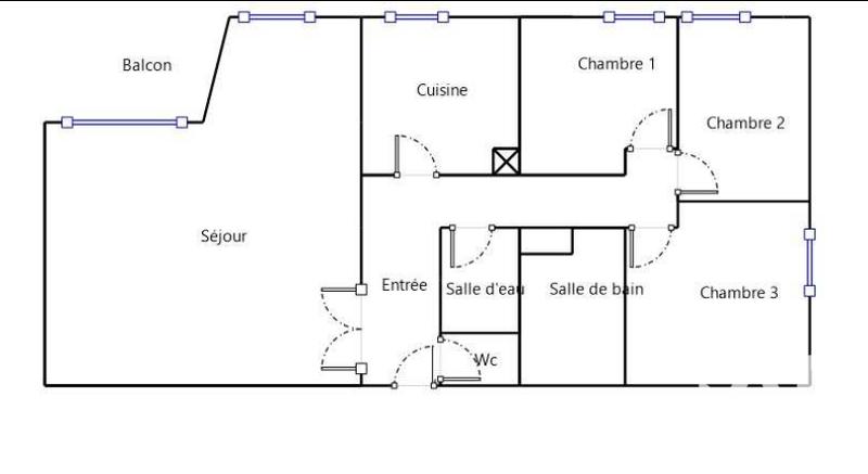 Appartement - 92 m² - 4 pièces