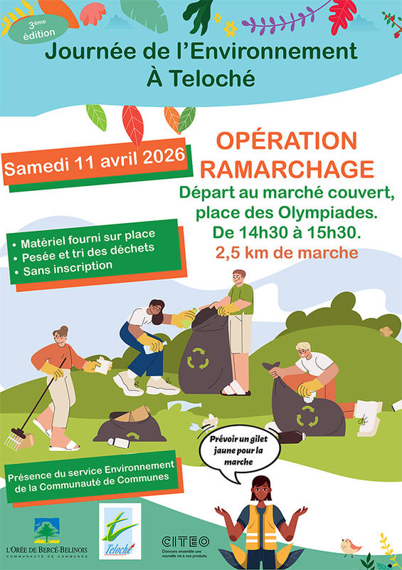 Opération ramarchage : ramassage des déchets