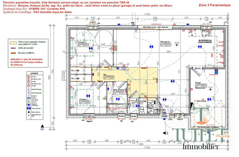 Maison - 83 m² - 3 pièces