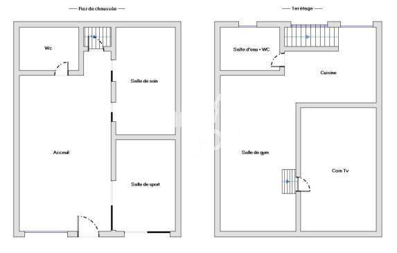 Local commercial - 114 m² - 5 pièces