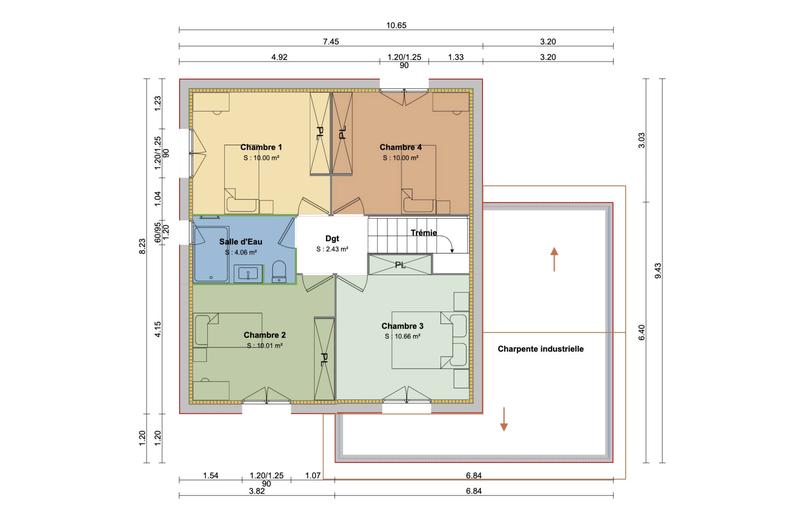 Maison - 88 m² - 4 pièces