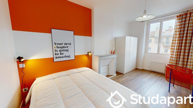 Chambre - 13 m² - 1 pièce