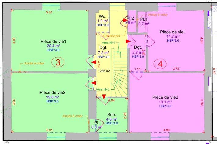 Appartement - 39 m² - 2 pièces