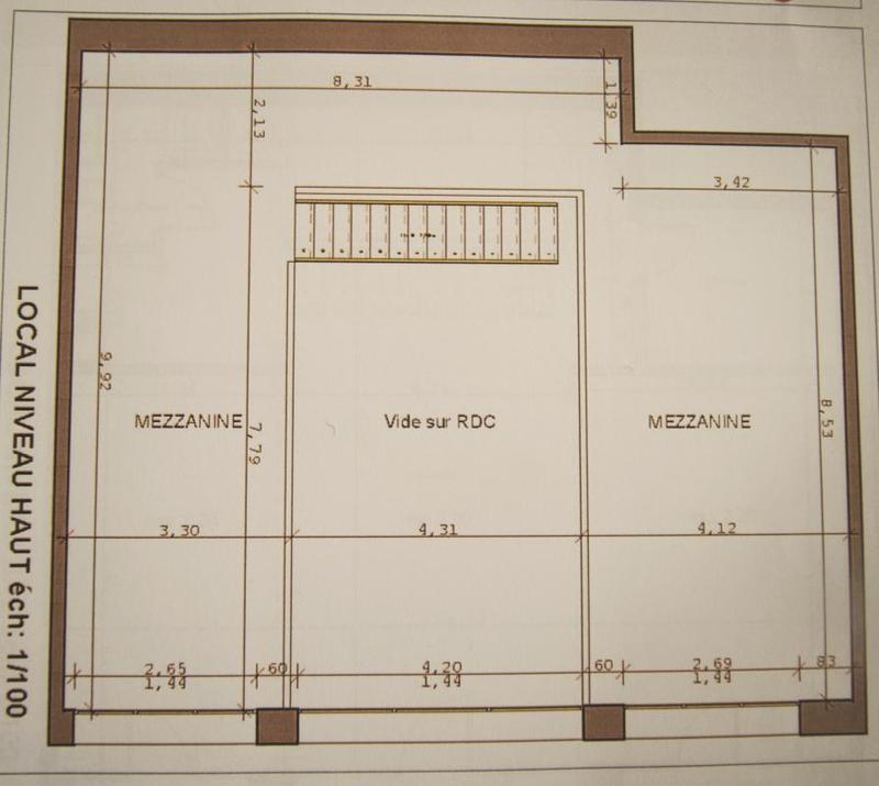 Local commercial - 181 m² - 2 pièces