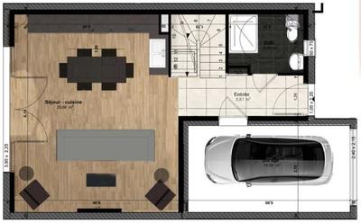 Maison - 102 m² - 6 pièces