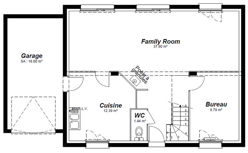 Maison - 111 m² - 5 pièces