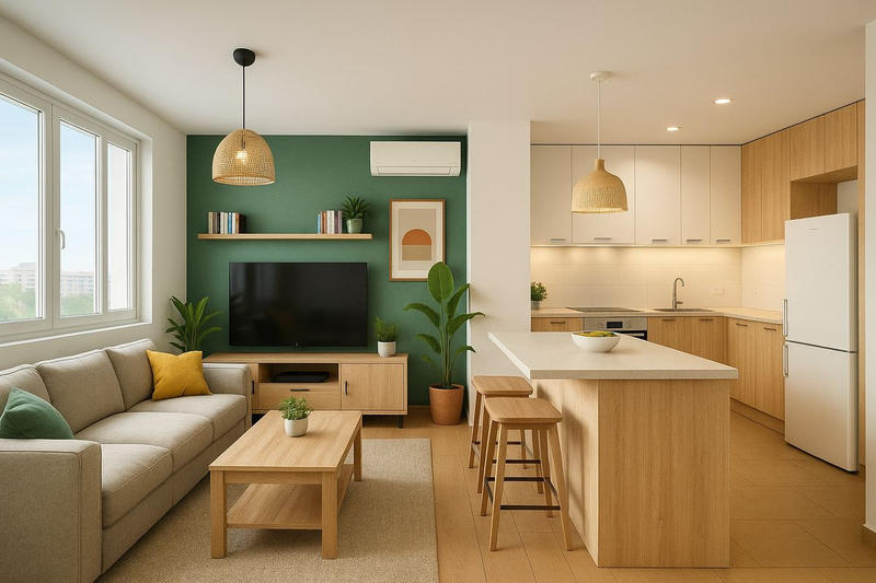 Appartement - 59 m² - 3 pièces