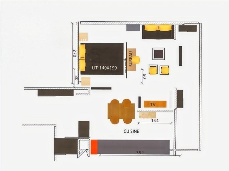 Appartement - 34 m² - 1 pièce