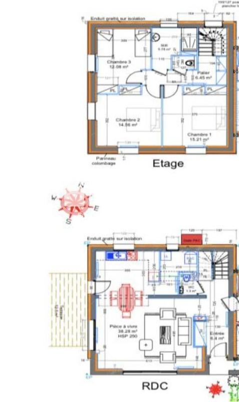 Maison - 108 m² - 4 pièces