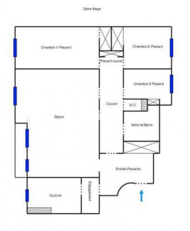 Appartement - 100 m² - 5 pièces