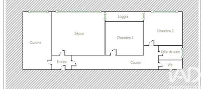 Appartement - 64 m² - 3 pièces