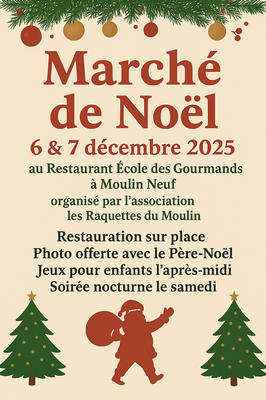 Marché de Noël à l'Ecole des Gourmands
