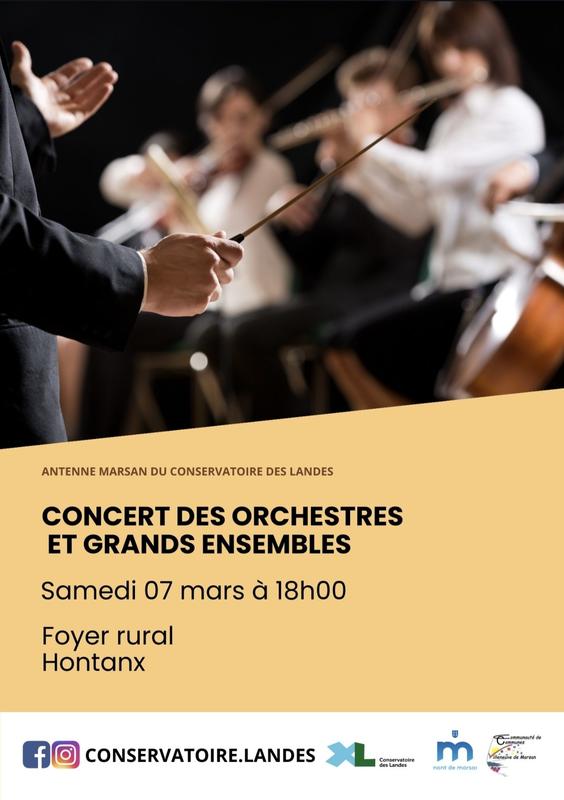 Concert des orchestres et grands ensembles