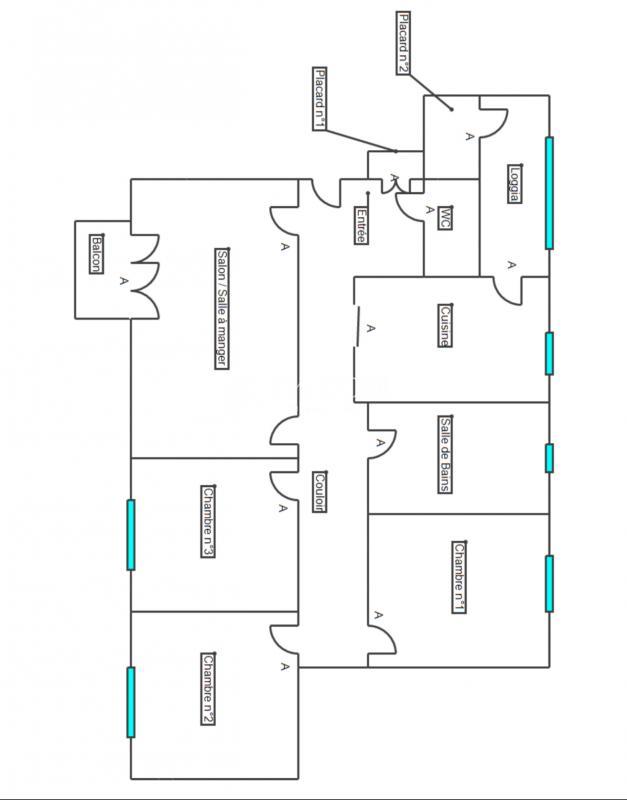 Appartement - 87 m² - 4 pièces