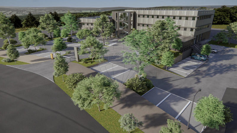 Bureau - 500 m² - 1 pièce