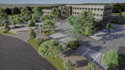 Bureau - 500 m² - 1 pièce