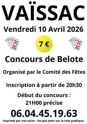 Concours Amical de Belote