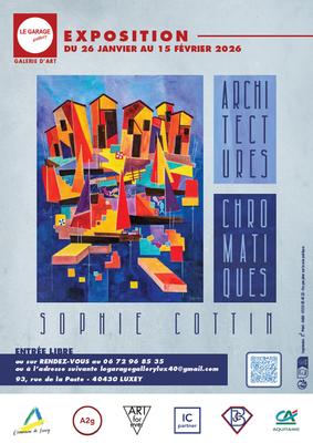 Exposition  "Architectures chromatiques "de l'artiste Sophie Cottin