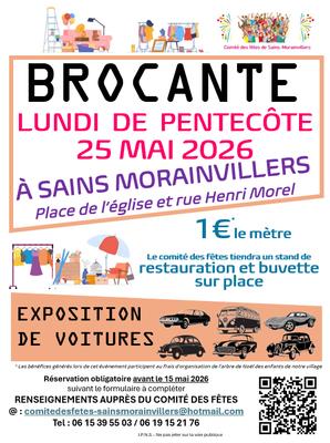 Brocante et exposition voitures anciennes
