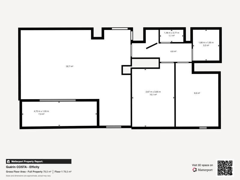 Appartement - 68 m² - 3 pièces