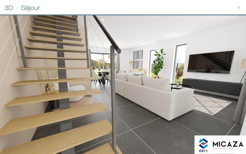 Maison contemporaine - 140 m² - 6 pièces