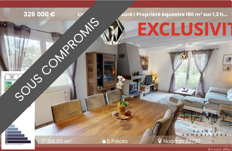 Maison - 156 m² - 5 pièces