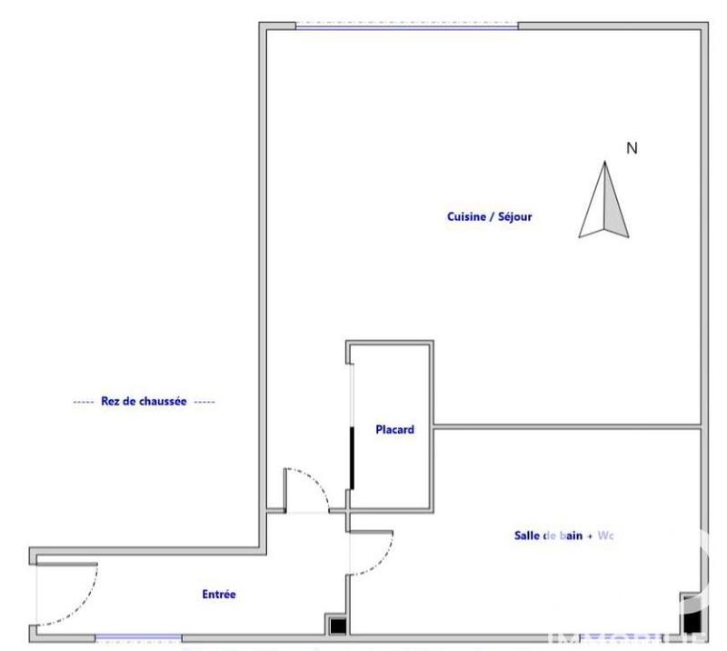 Appartement - 30 m² - 1 pièce