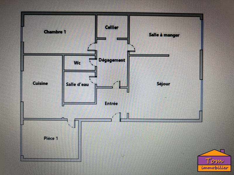Appartement - 76 m² - 3 pièces