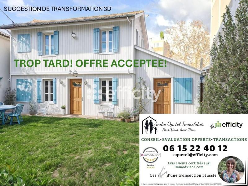 Maison - 57 m² - 3 pièces