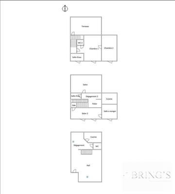 Immeuble - 160 m² - 2 pièces