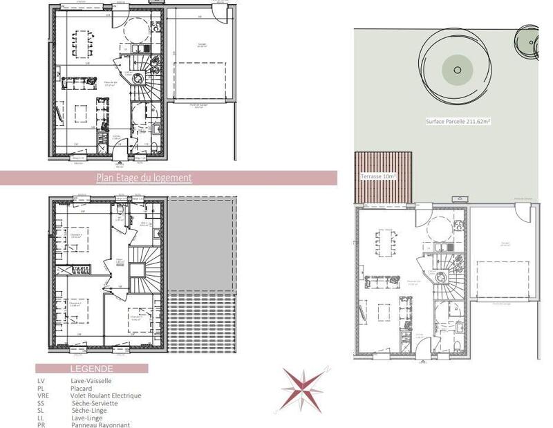 Maison - 93 m² - 4 pièces