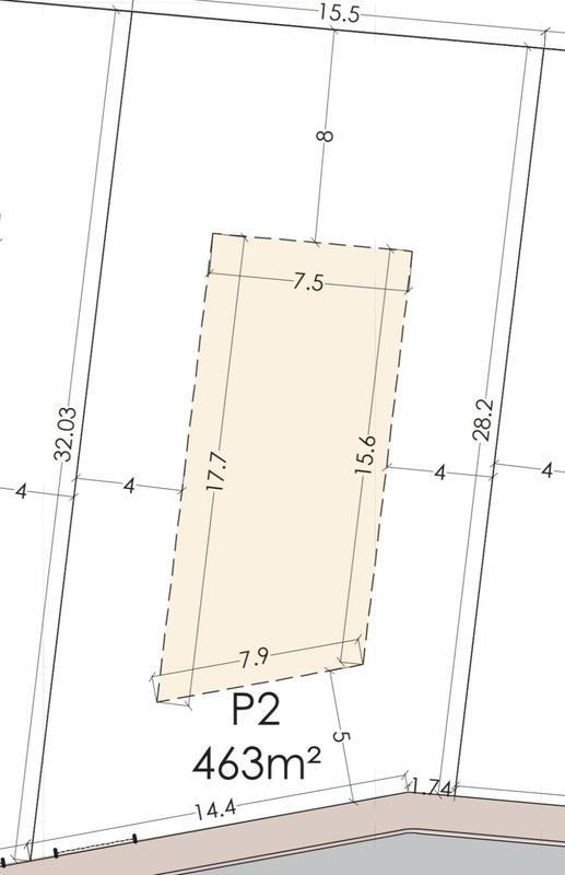 Terrain constructible - 463 m²