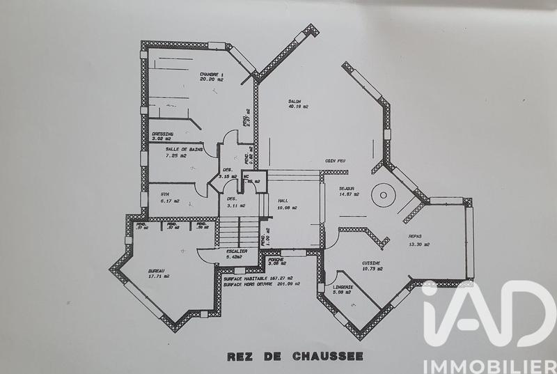 Maison de maîtres - 245 m² - 7 pièces