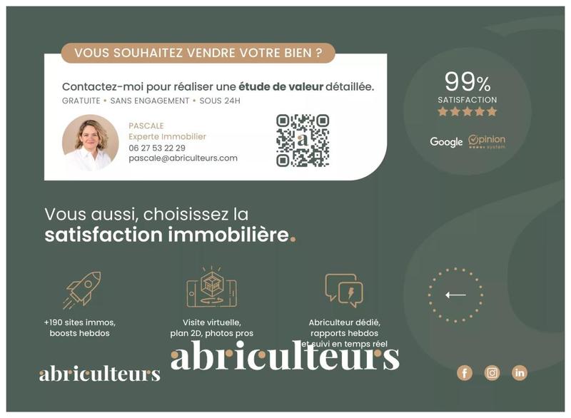 Appartement - 58 m² - 3 pièces