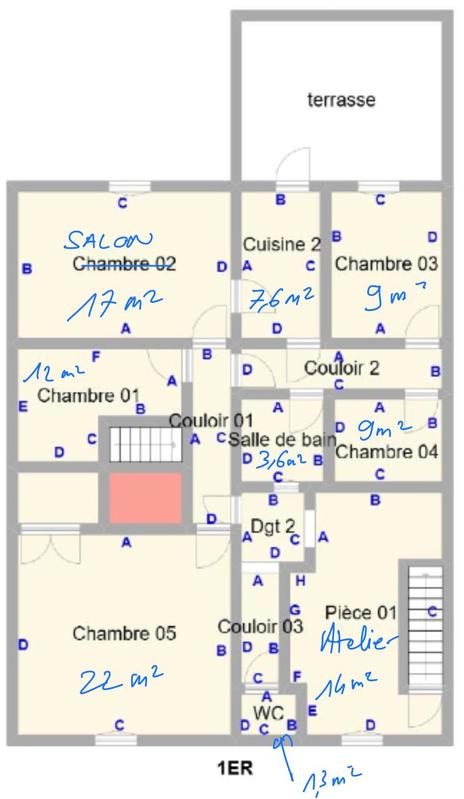 Maison - 103 m² - 6 pièces