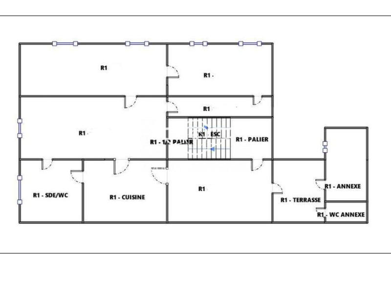 Maison ancienne - 229 m² - 11 pièces