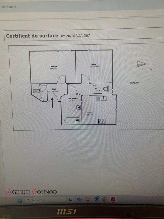 Appartement - 45 m² - 2 pièces