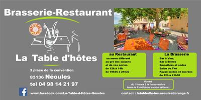 Restaurant traiteur la Table d'Hôtes