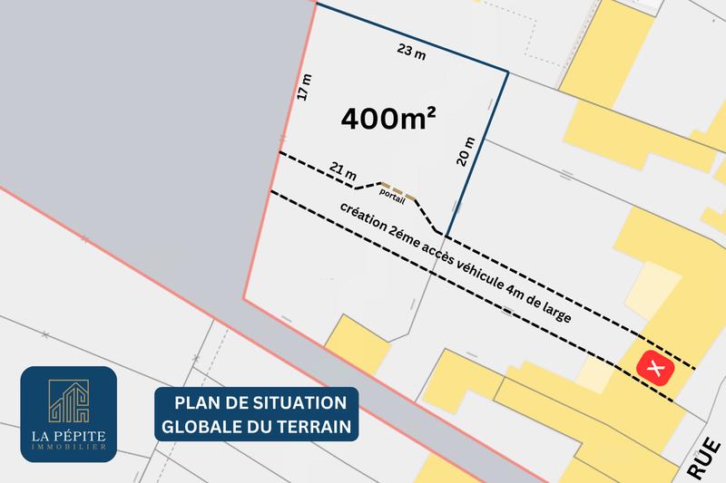 Terrain - 1 355 m²