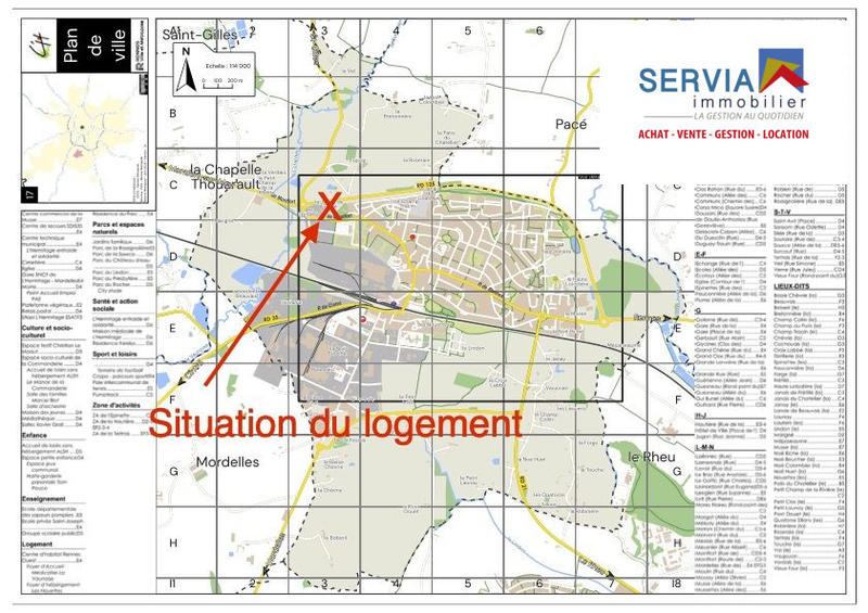 Appartement - 60 m² - 3 pièces