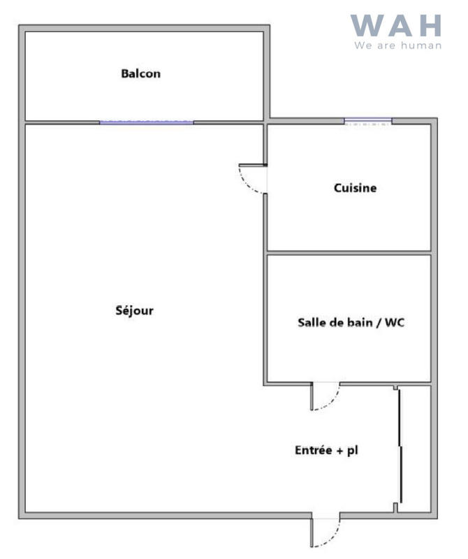 Appartement - 33 m² - 1 pièce