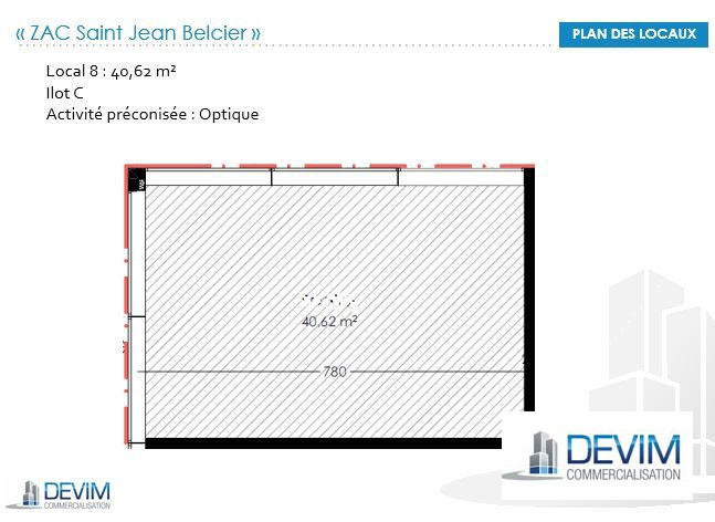 Local commercial - 41 m²