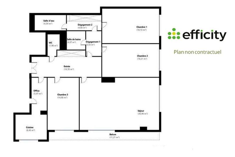 Appartement - 135 m² - 4 pièces