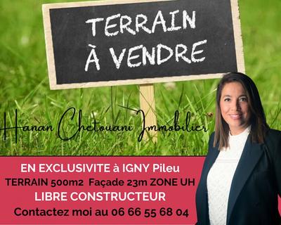 Terrain constructible - 500 m²