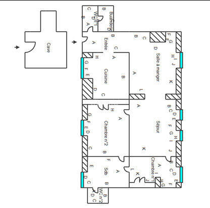 Appartement - 84 m² - 4 pièces