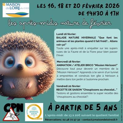 [Les après midi nature de fevrier]: recette de saison