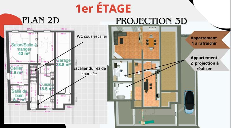 Maison - 209 m² - 10 pièces